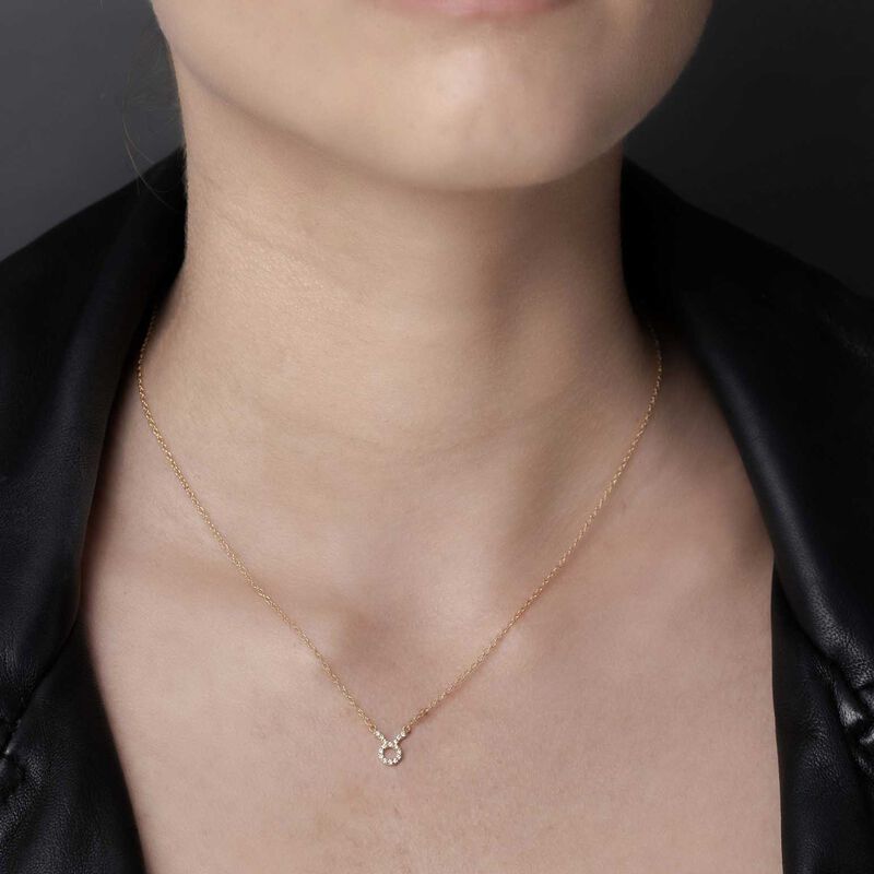 Silk & Steel Taurus Necklace image number 1